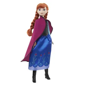 Disney Frozen 2023 Anna Posable Fashion Doll with Signature Clothing and Accessories Inspired Frozen Movie for Ages 3  (HLW49)