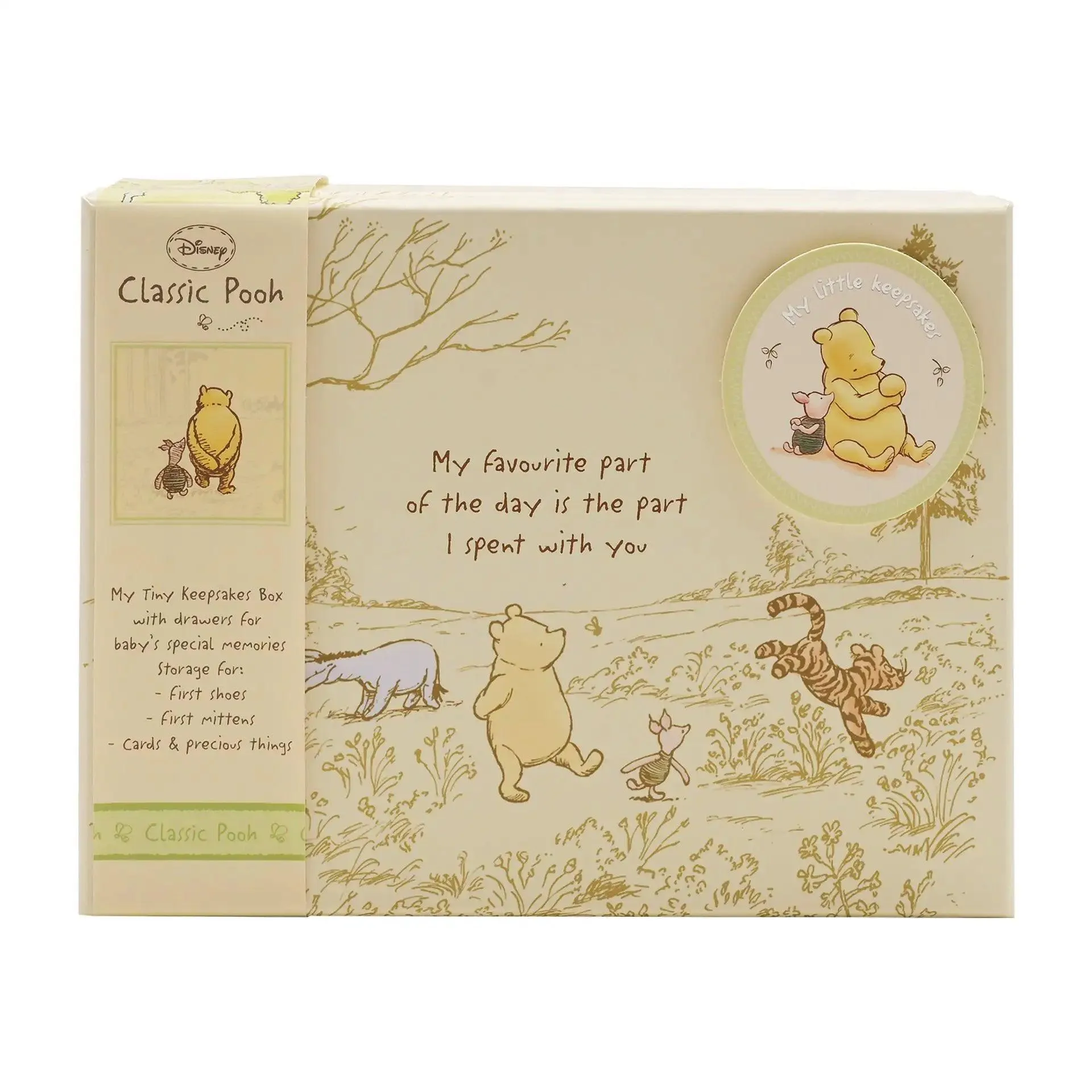 Disney Winnie the Pooh Keepsake Box with Drawers