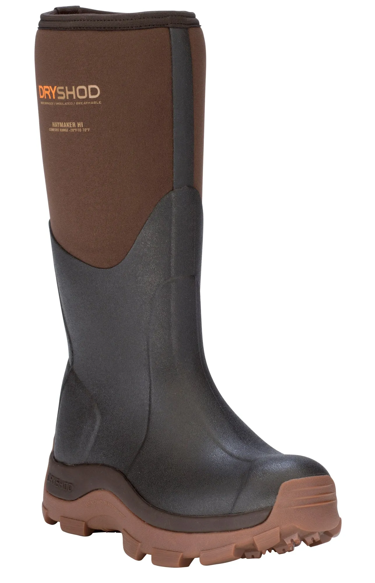 Dryshod Haymaker Hi Womens Foam Brown/Peanut Farm Boots