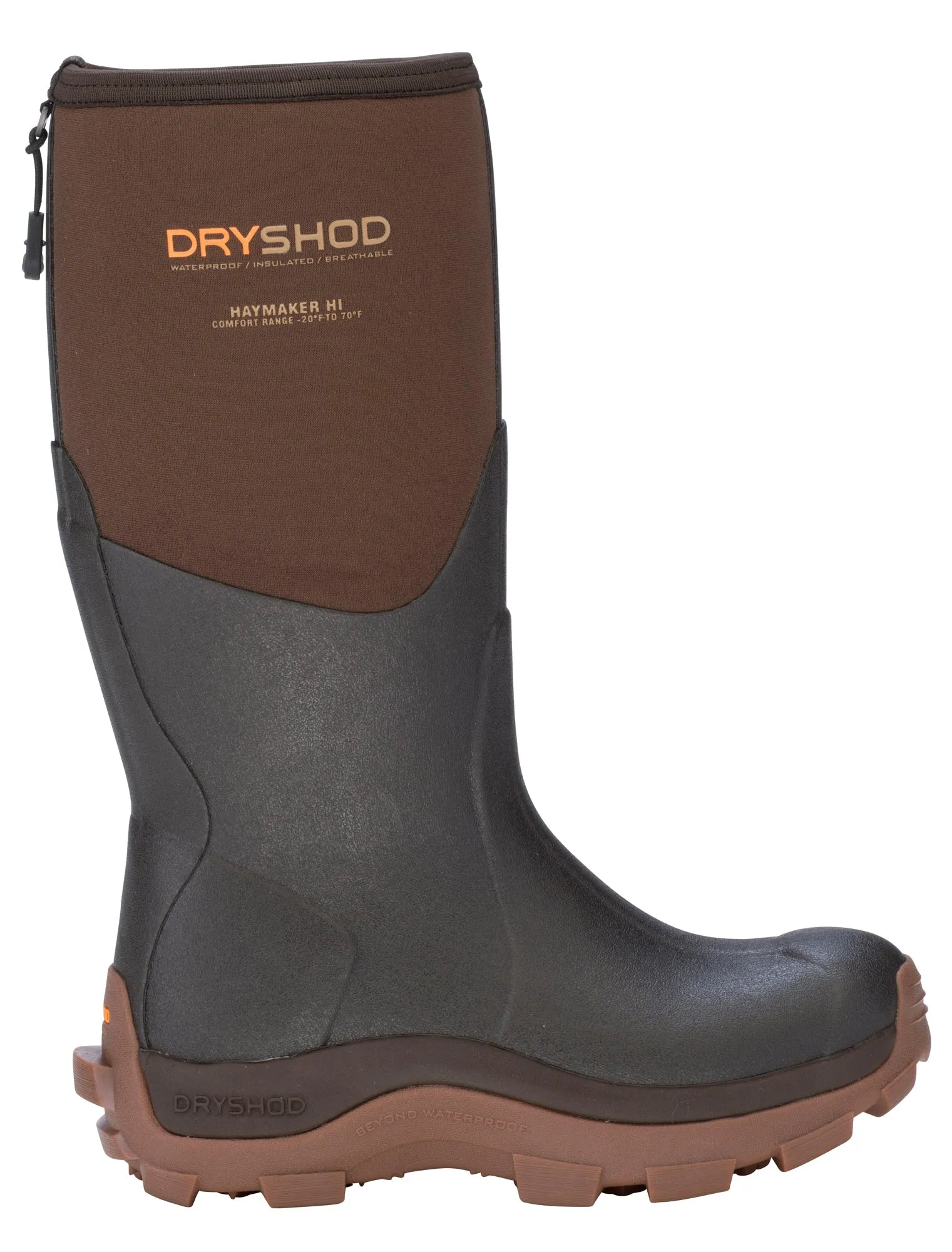 Dryshod Haymaker Hi Womens Foam Brown/Peanut Farm Boots