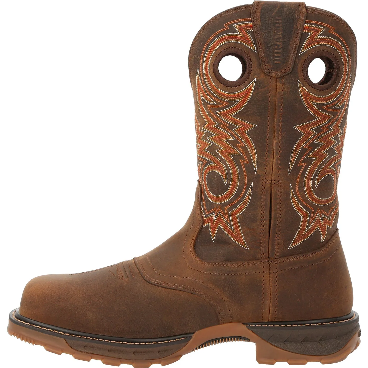 Durango Mens Maverick XP CT WP Burly Brown Leather Work Boots