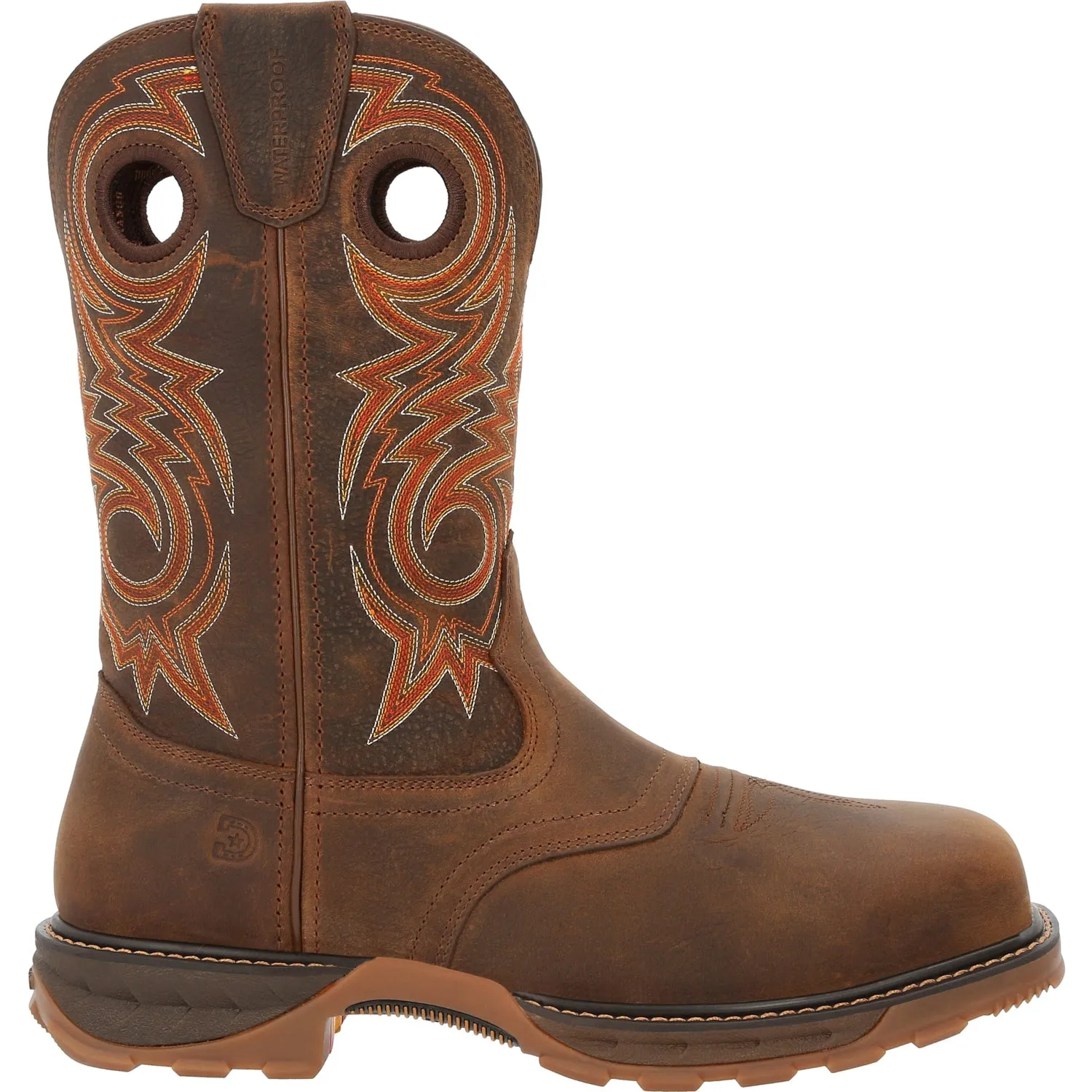 Durango Mens Maverick XP CT WP Burly Brown Leather Work Boots