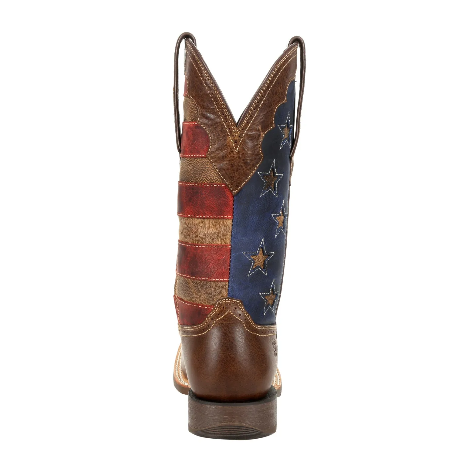 Durango Womens Saddle/Vintage Flag Leather Rebel Pro Cowboy Boots