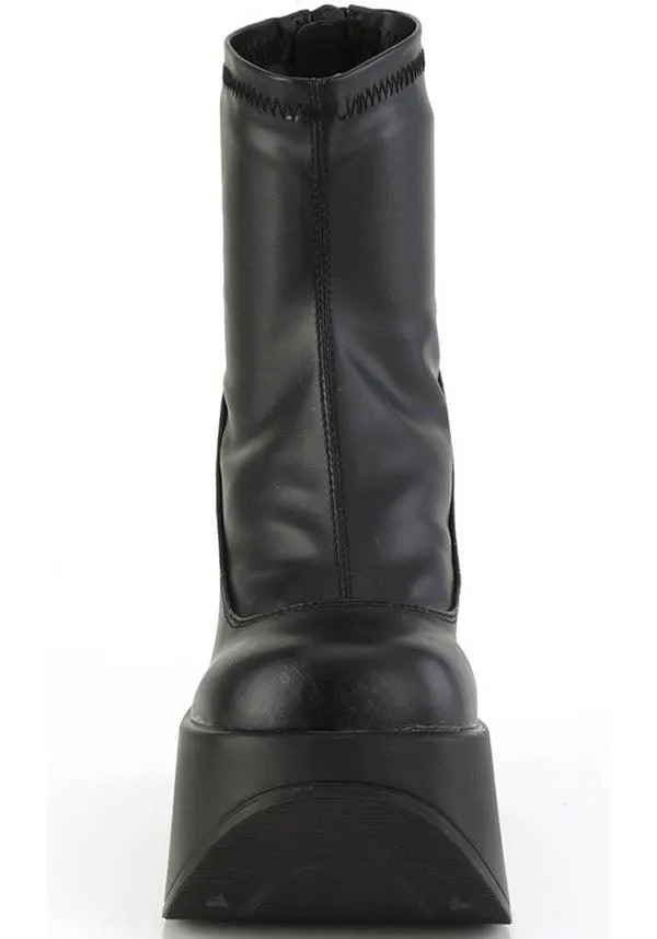 DYNAMITE-100 [Black] | PLATFORM BOOTS [IN STOCK] DAMAGED**