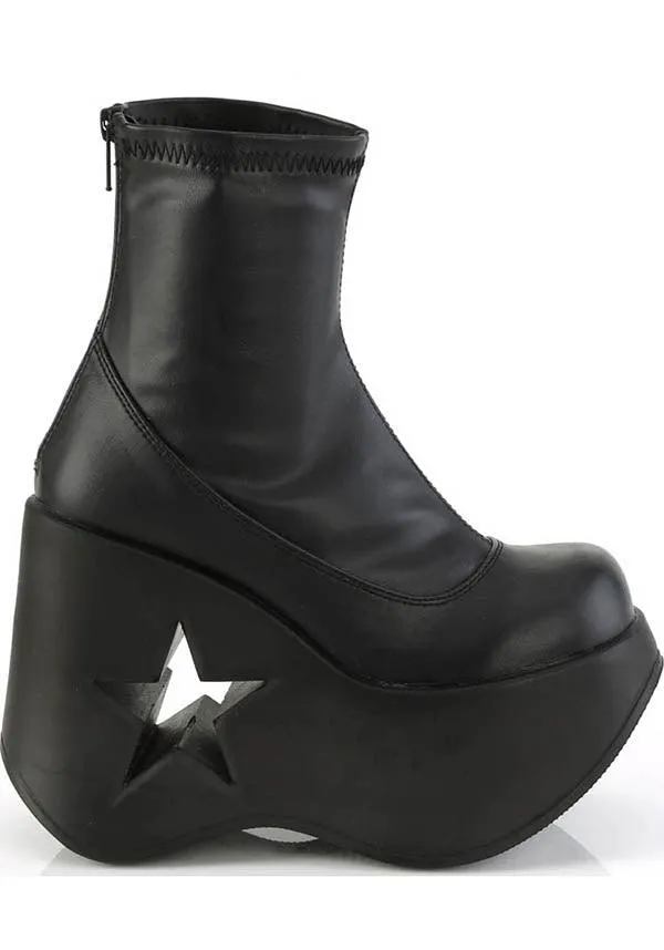 DYNAMITE-100 [Black] | PLATFORM BOOTS [IN STOCK] DAMAGED**