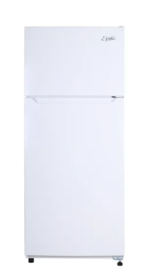 Epic 15 cu.ft. White Top Mount Frost Free
Refrigerator (EFF148W-1)