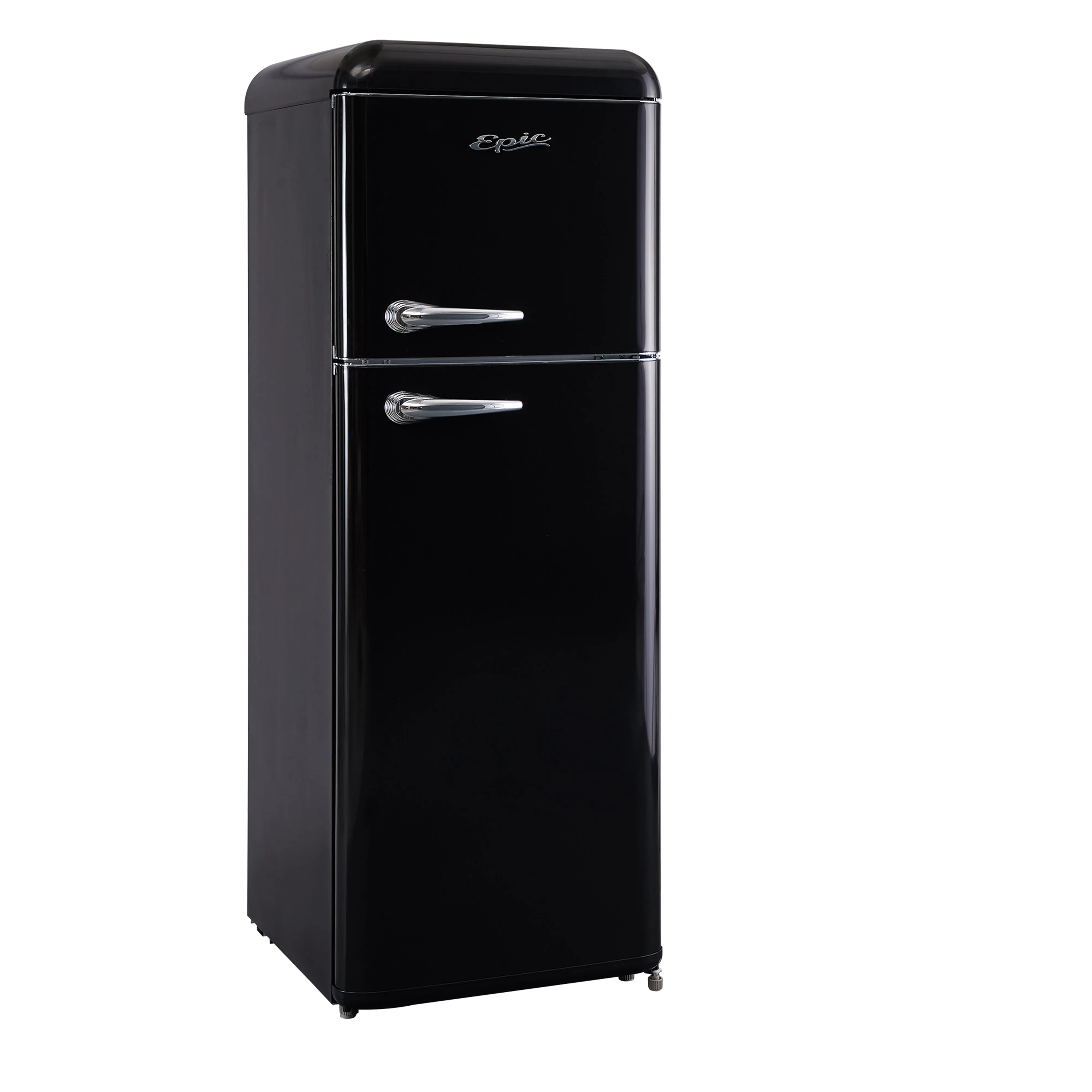 Epic 7.5 cu.ft. Black Retro Top Mount Refrigerator (ERR82BL-1)