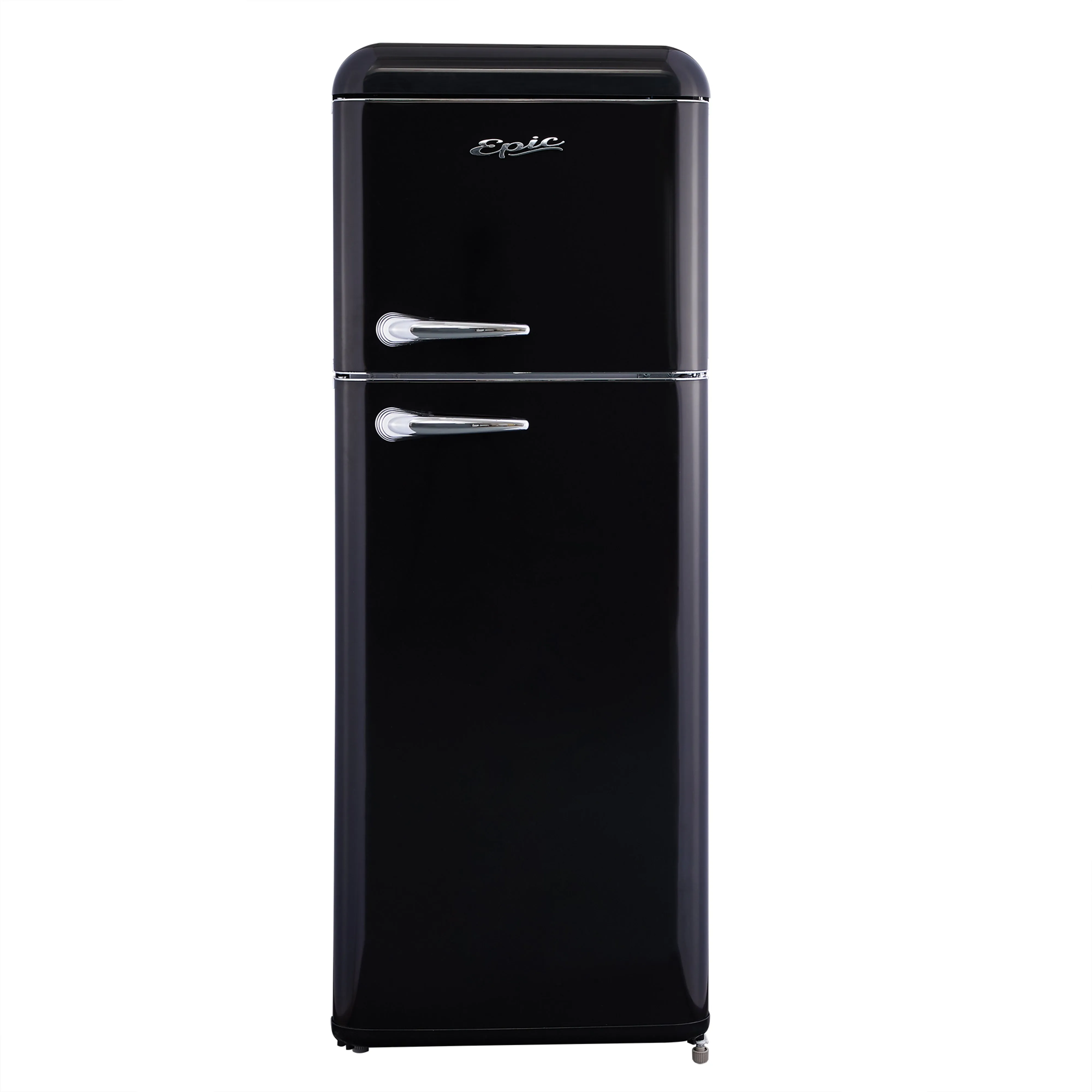 Epic 7.5 cu.ft. Black Retro Top Mount Refrigerator (ERR82BL-1)