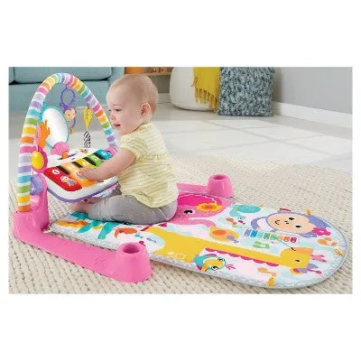 Fisher-Price Deluxe Kick & Play Piano Gym Playmat - Pink