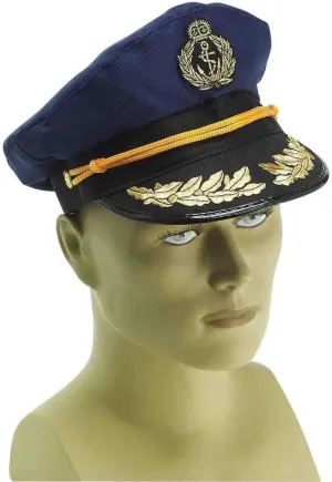 Forum Novelties Navy Blue Captain Hat