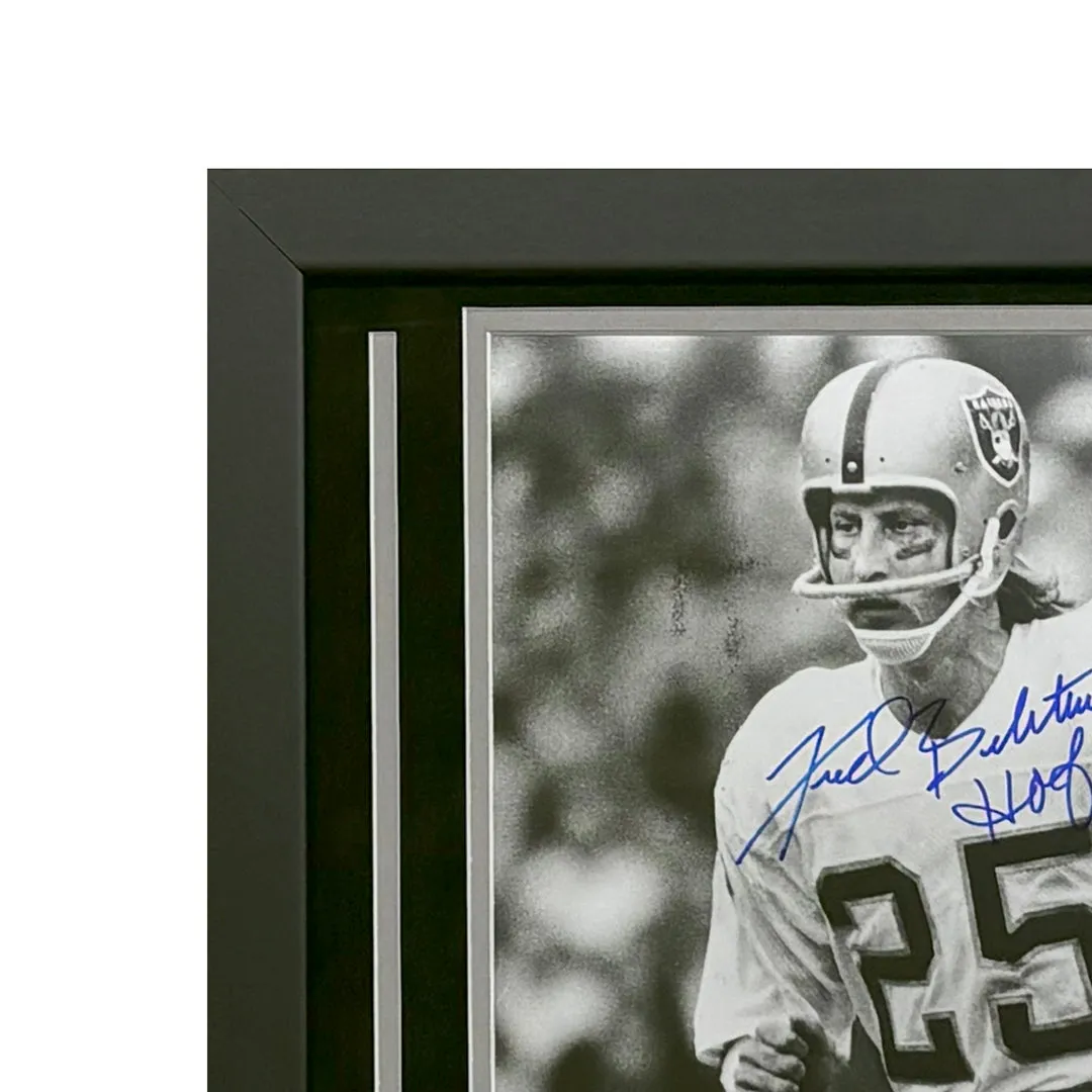 Fred Biletnikoff HOF 88 Hand Signed & Framed Oakland Raiders 16x20 Football Photo