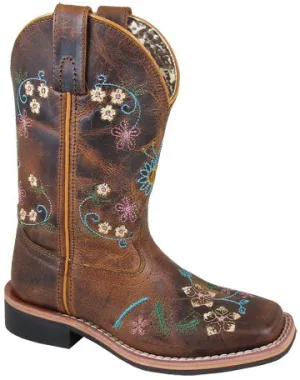 Girl's Smoky Mountain Floralie Square Toe Boot