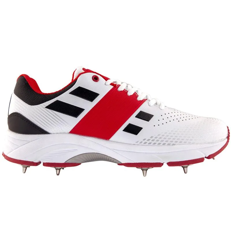 Gray Nicolls Players Full Spike Size:8 Cricket Shoe - White