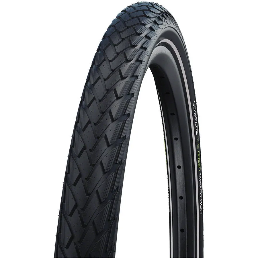 Green Marathon 700c Bike Tire, Performance Line, GreenGuard, Addix