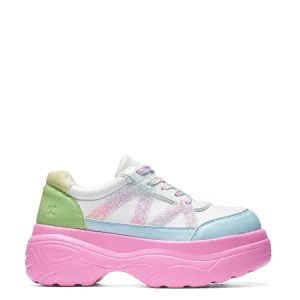 Gummy Glow Worm Chunky Trainers - Multi