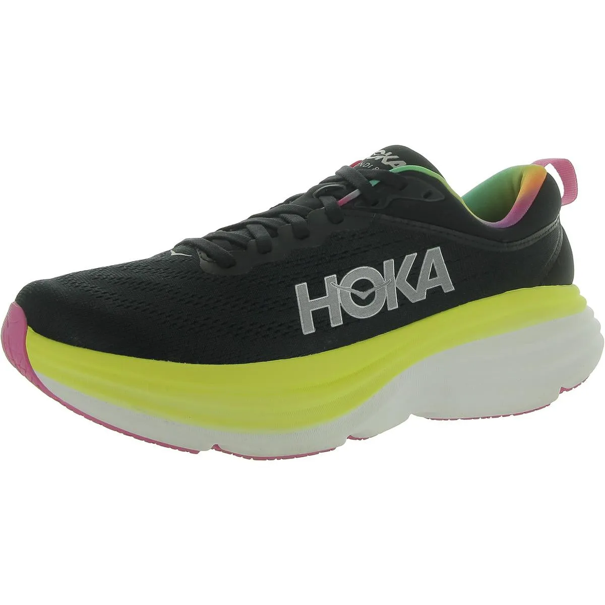 Hoka One One Mens Bondi 8 Fitness Workout Running & Training Shoes