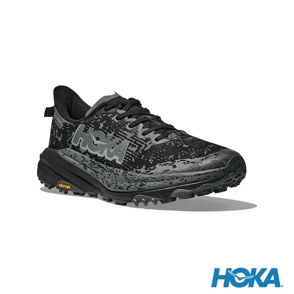 HOKA 男 Speedgoat 6 Goretex 寬楦 健行鞋 黑/灰黑 HO1155770BCKT