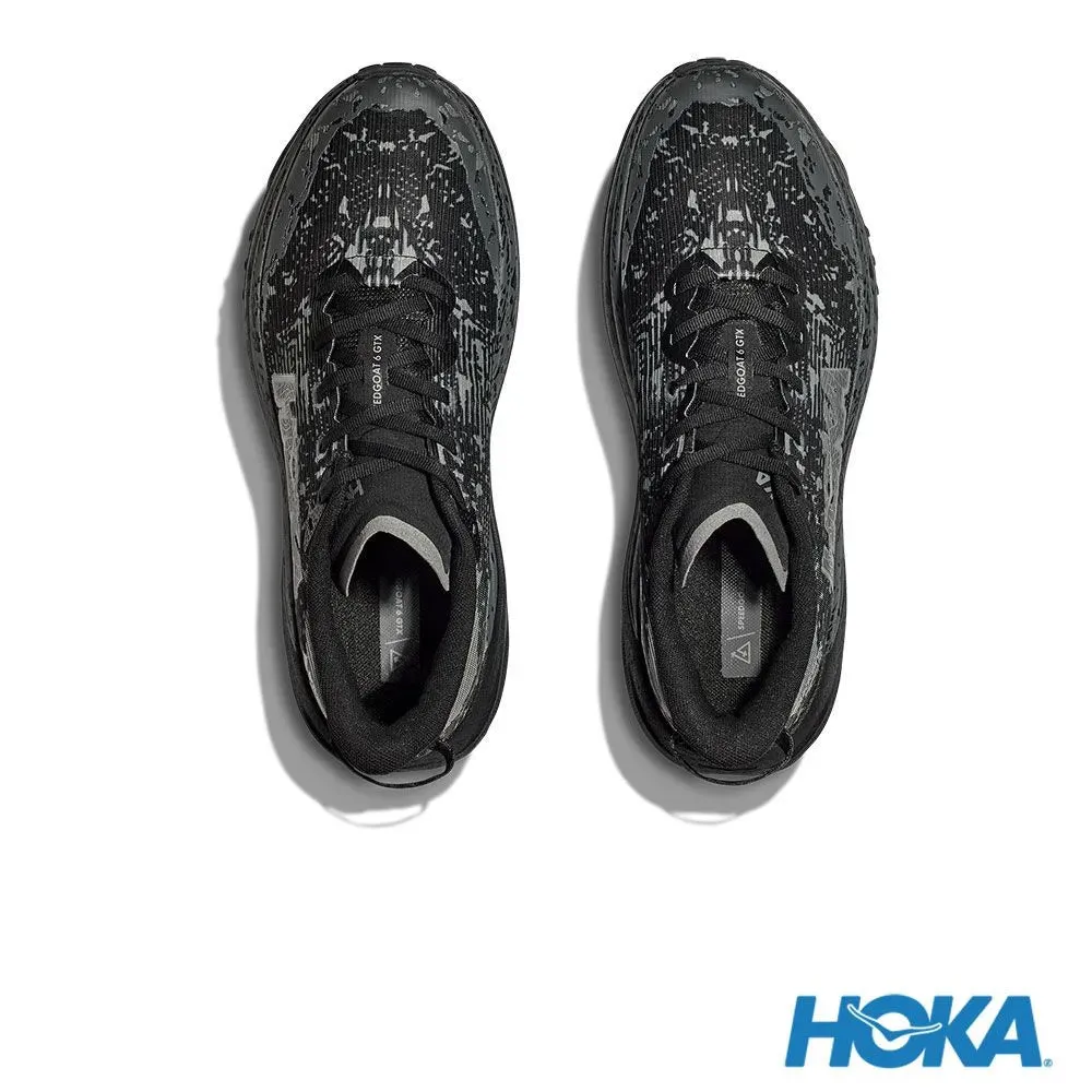 HOKA 男 Speedgoat 6 Goretex 寬楦 健行鞋 黑/灰黑 HO1155770BCKT