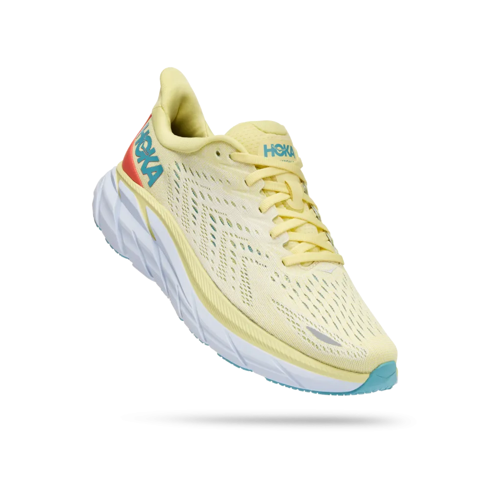 'Hoka' Women's Clifton 8 - Yellow Pear / Sweet Corn