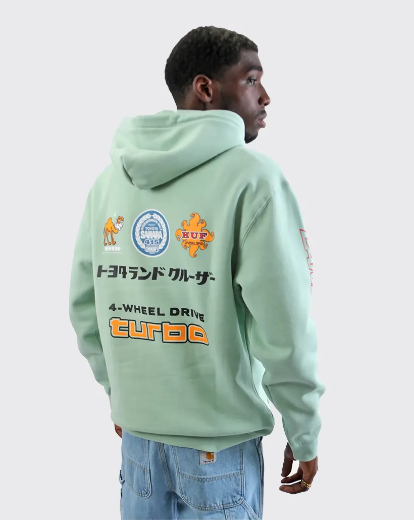 Huf x Toyota Sahara Rally Hoodie - Spring Green