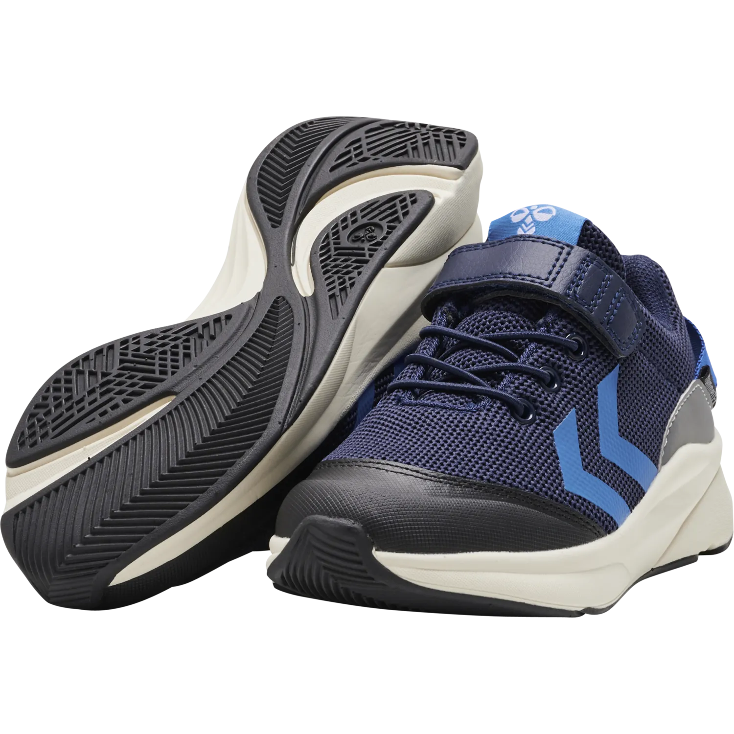 Hummel Reach 250 Tex Boys Navy Waterproof Trainer