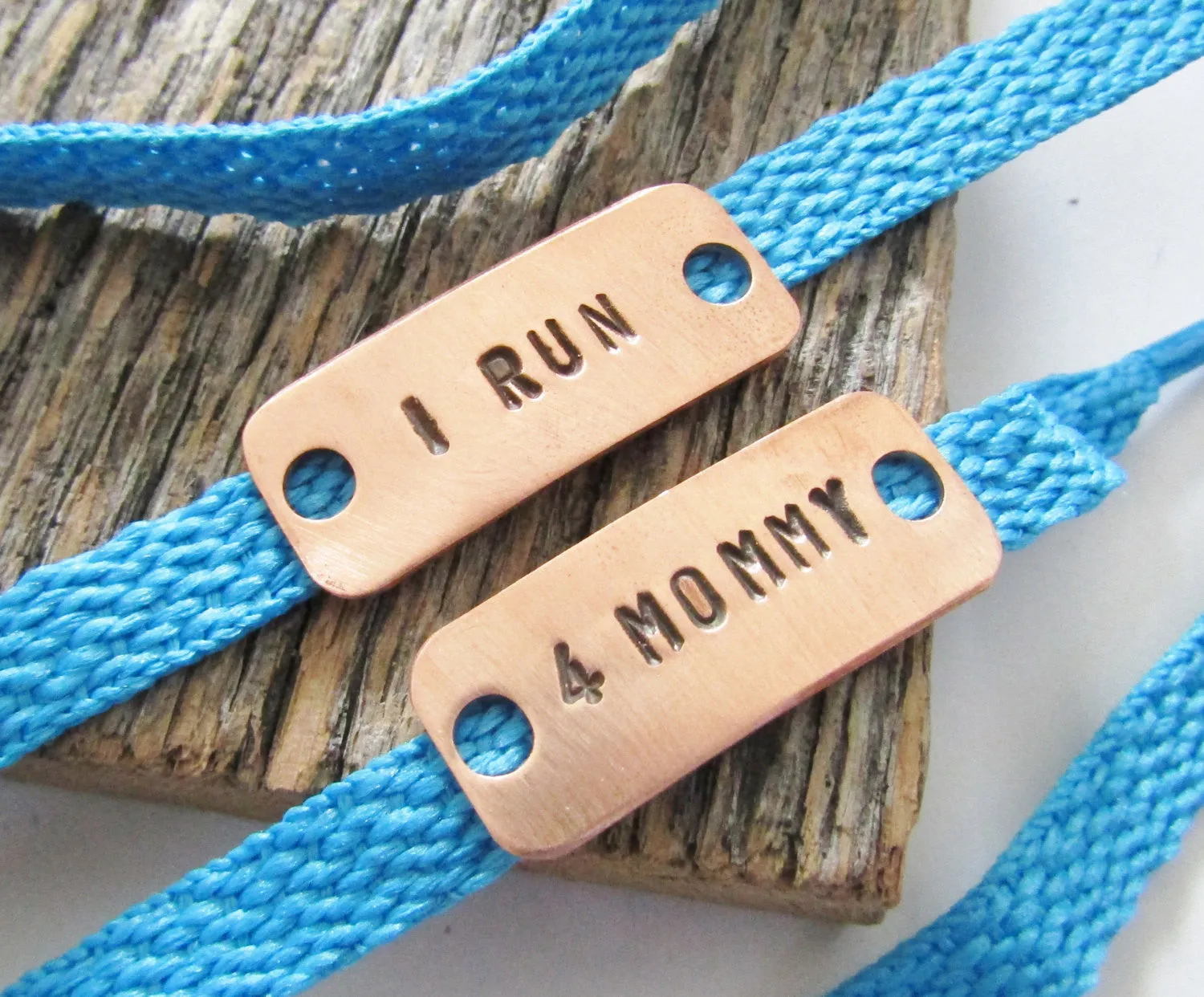 I Run 4 Mommy - Customized Athletic Sneaker Tag for Memorial Runs