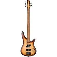 Ibanez SR655E Bass Guitar - Natural Browned Burst Flat