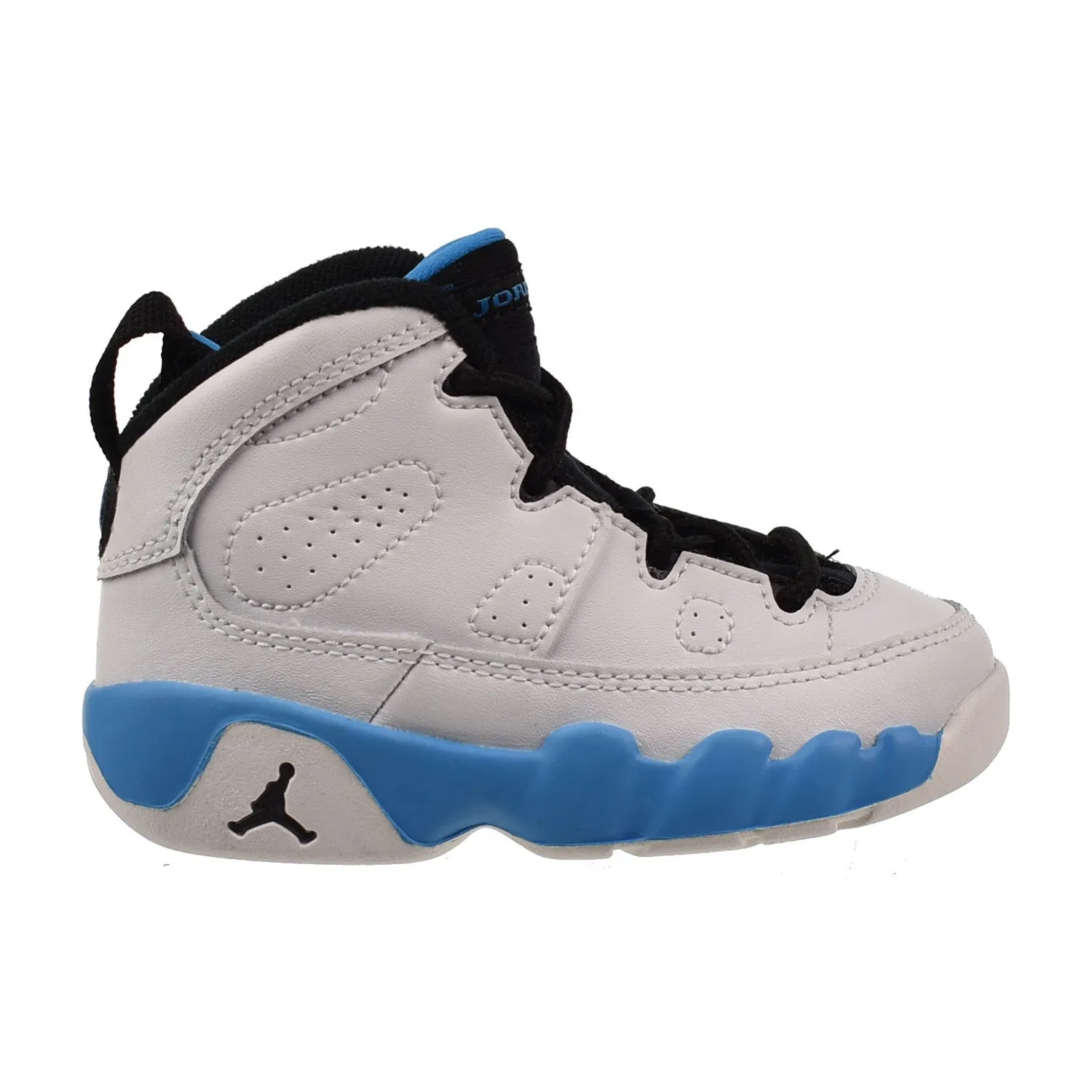 Jordan 9 Retro (TD) Toddler Shoes Summit White-Black-Dark Powder Blue