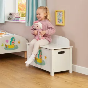 Kid’s Wooden Mermaid Toy Box