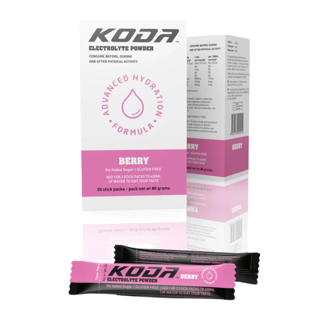 Koda Nutrition - Electrolyte Powder Sticks - Berry