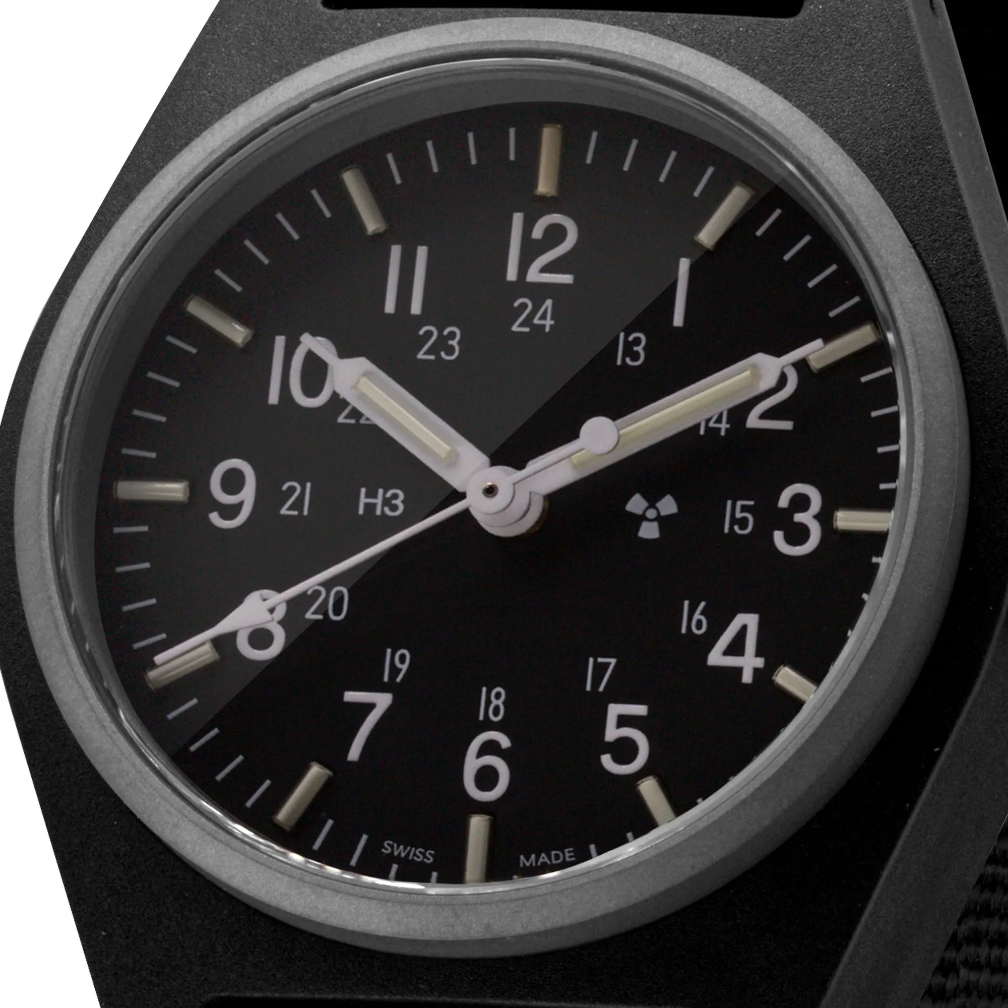 MAR Watch General Purpose Black Quartz GPQ