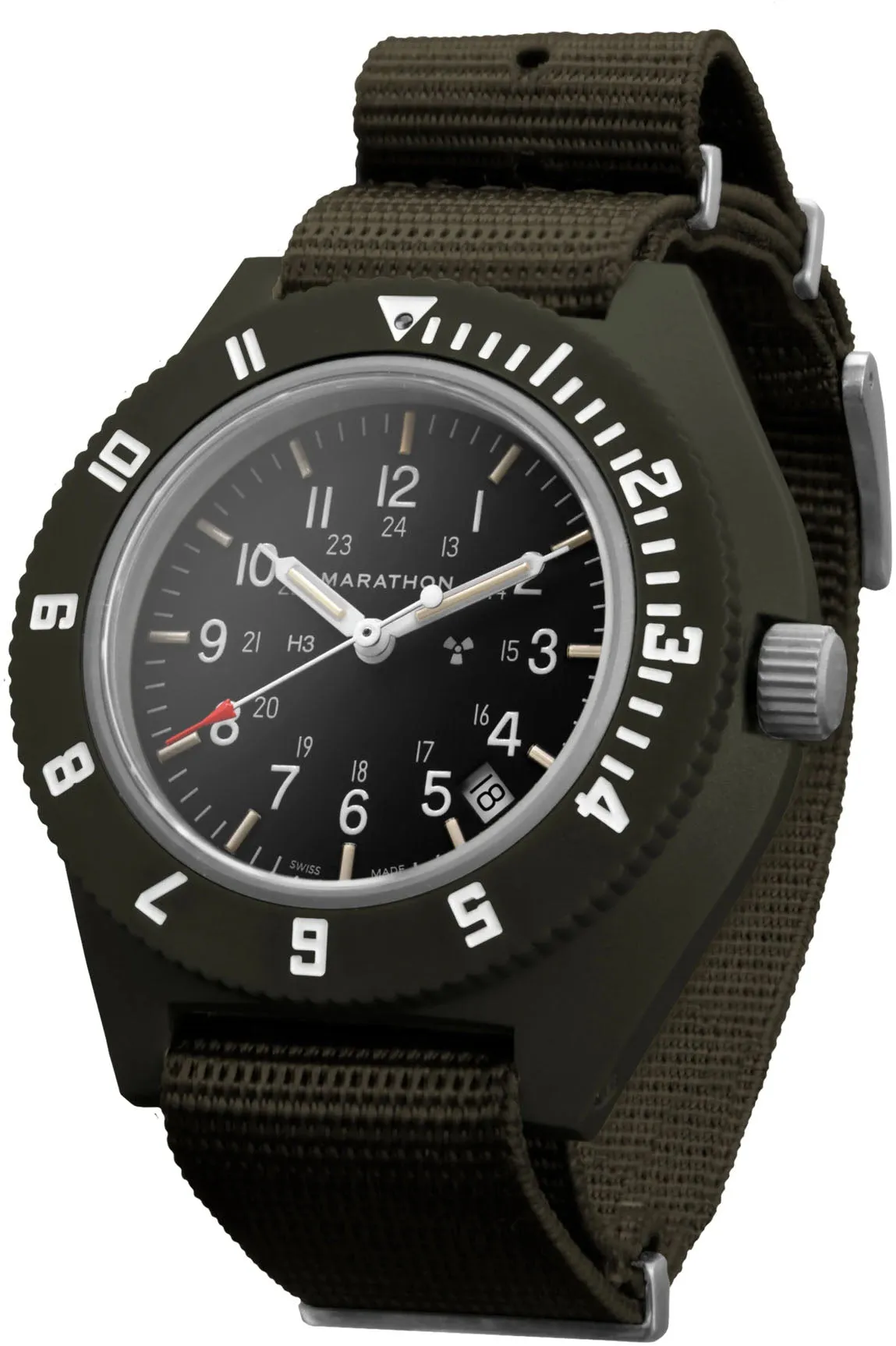 MAR Watch NavigatORS Sage Green Pilots With Date