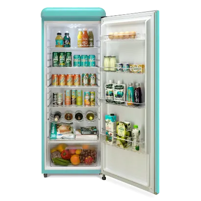 Marathon ERAR88TIF Epic 9 cu.ft. Aqua-Turquoise Retro All Refrigerator