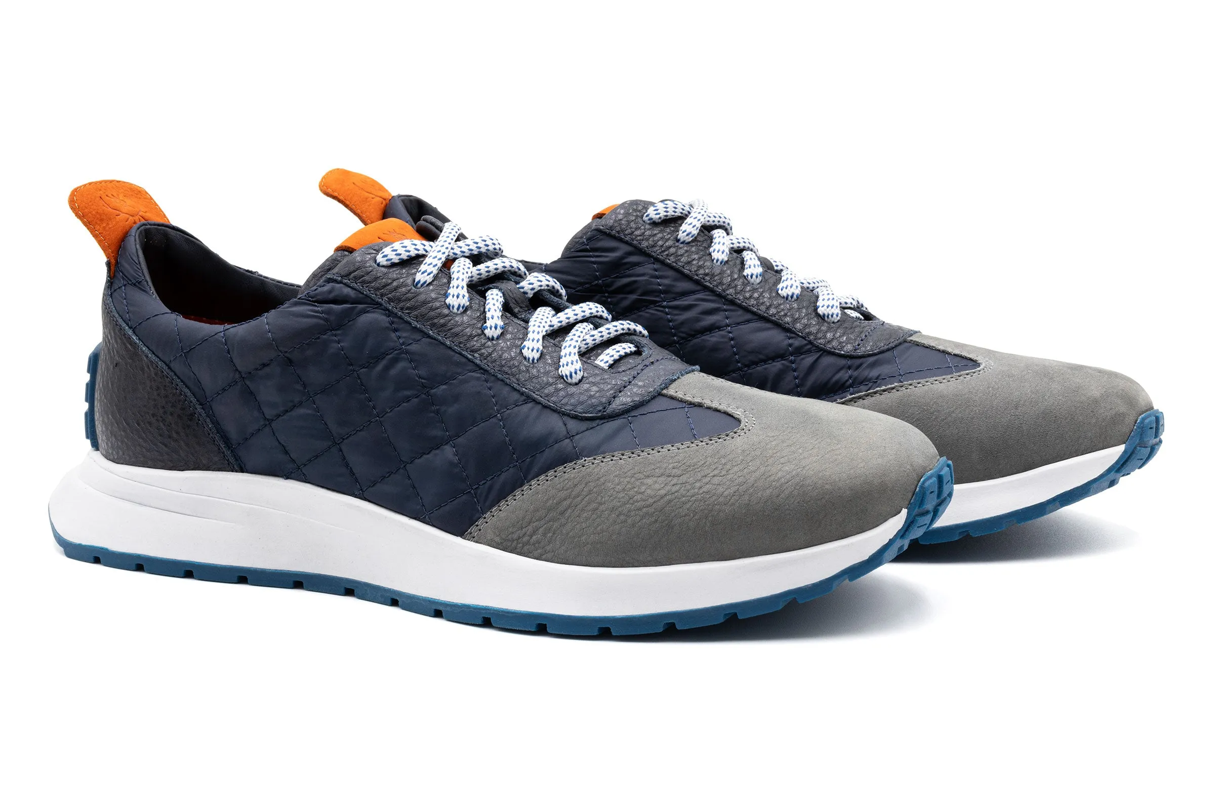 Marathon Lightweight Nylon Sneakers - Navy/Shark