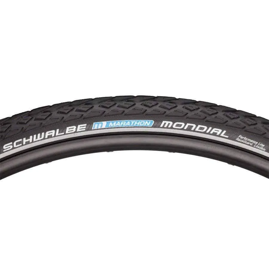 Marathon Mondial Wire Bead, Flat Resist, Road Bike Tire 700 x 40c