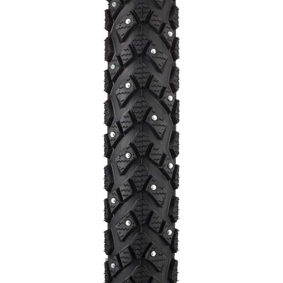 Marathon Winter Bike Tire: 29 x 2.00", Performance Line, Winter Compound, RaceGuard, 208 Steel Studs, Black/Reflect