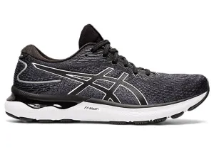 Men's Asics Gel-Nimbus 24, Black/White, 11 2E Wide