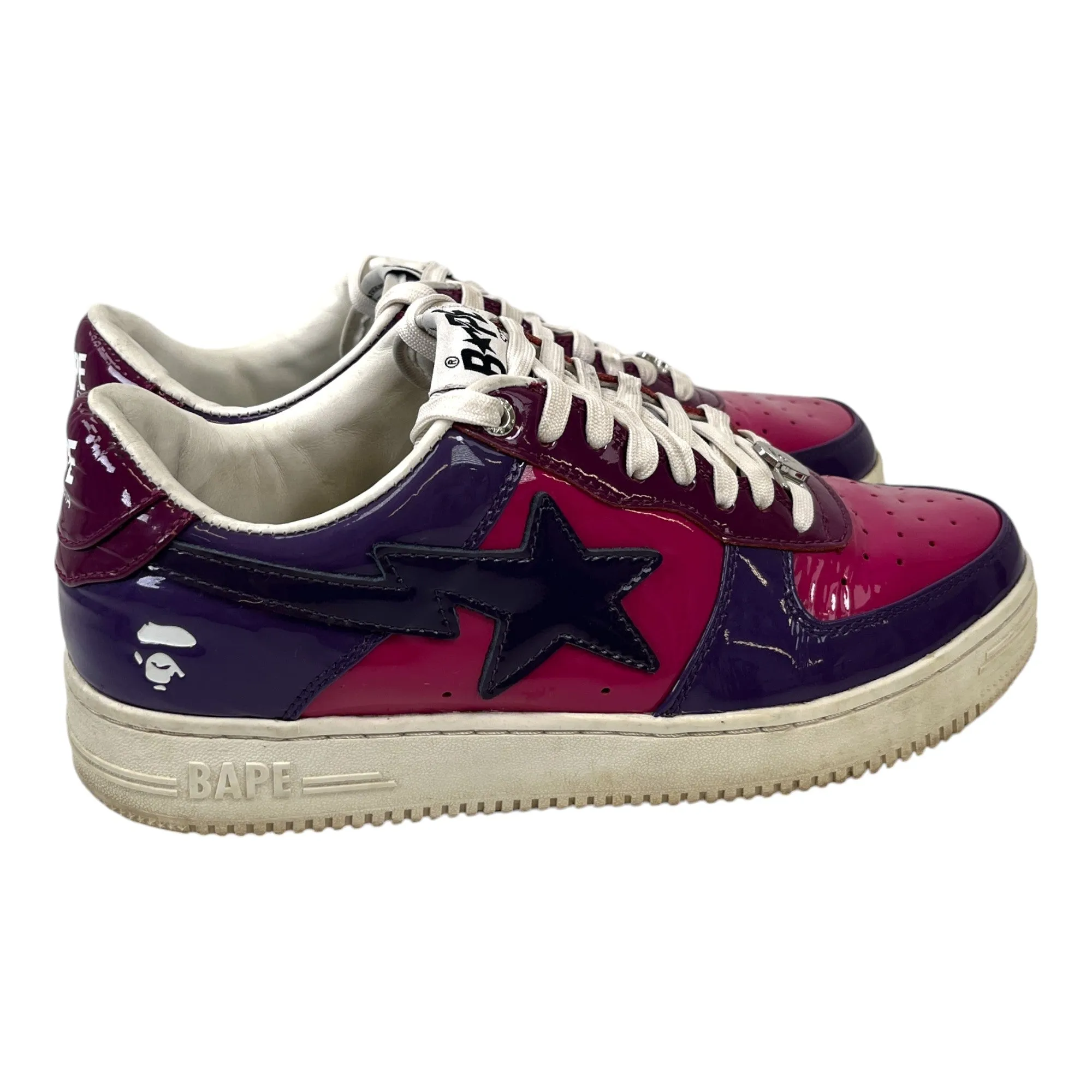 Men's Bape Sta Low Trainers Purple Size EU 40.5 / UK 6.5