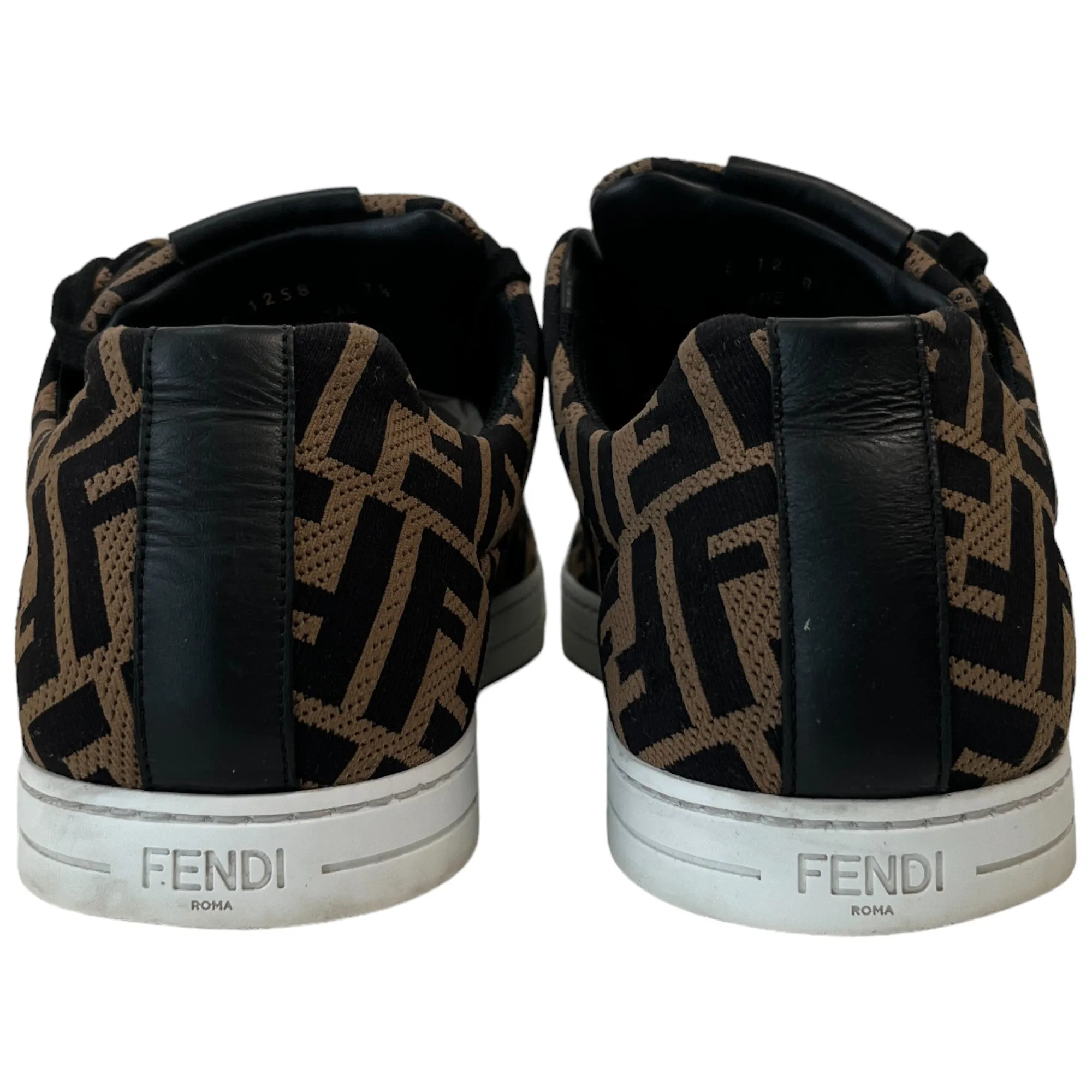 Men's Ff Logo Low Trainers Brown Size EU 41.5 / UK 7.5