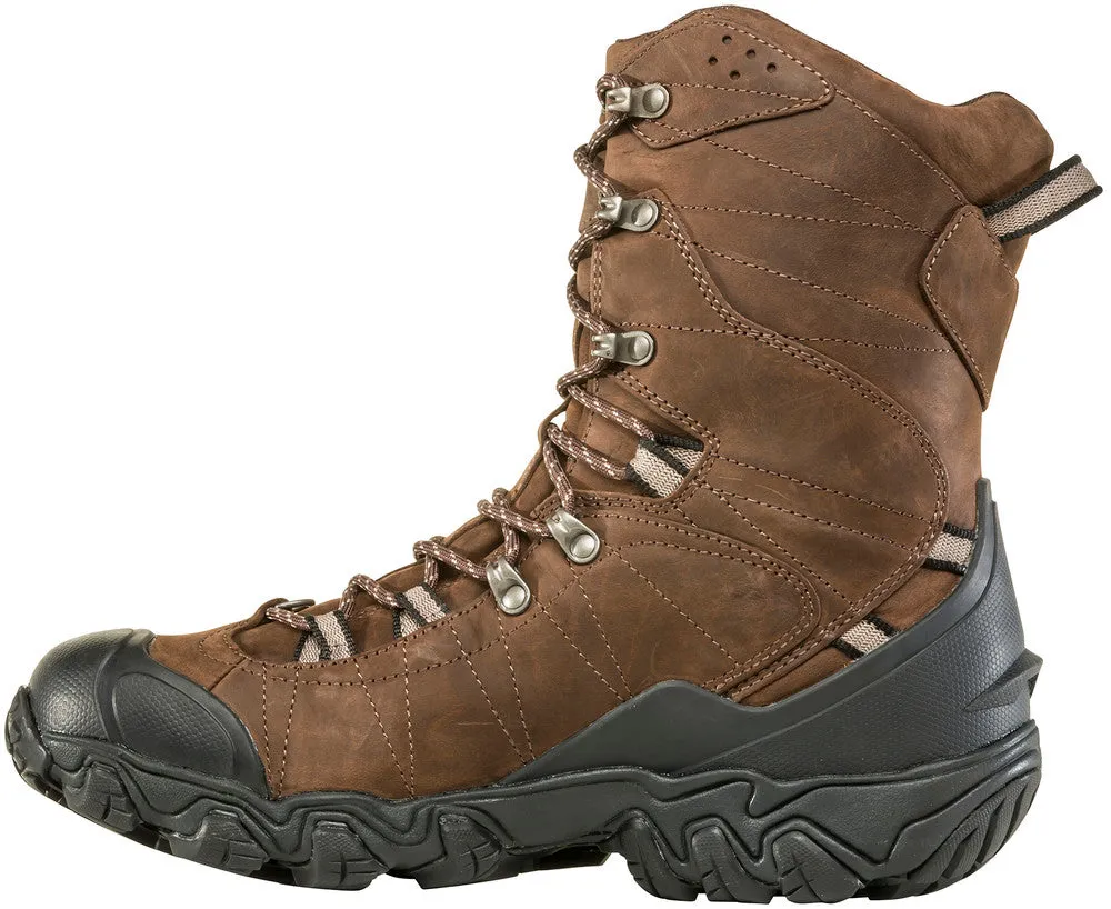 Men's Oboz Bridger 10" Insulated Waterproof Color: Bark