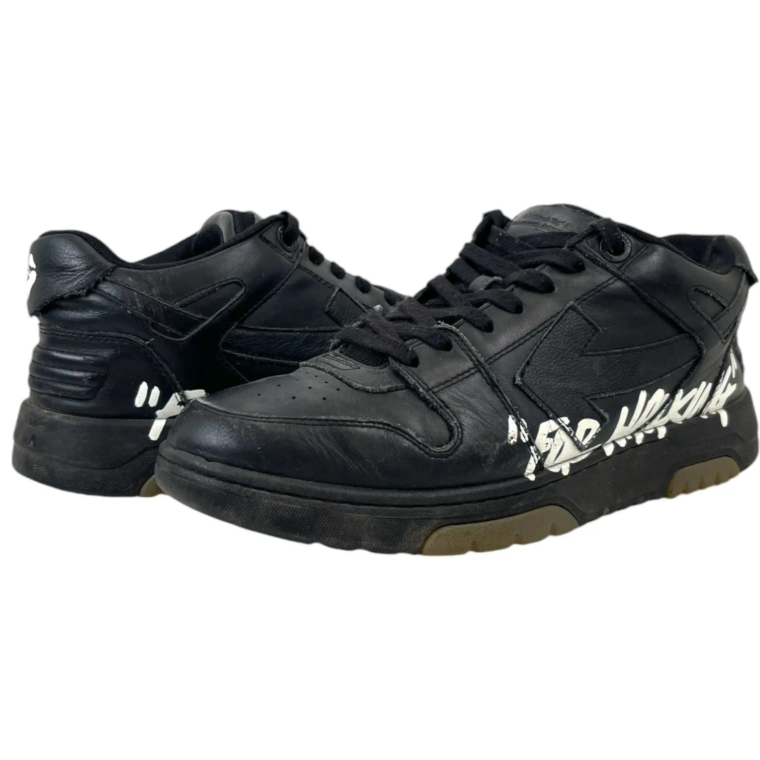 Men's Out Of Office Low Trainers Black Size EU 43 / UK 9