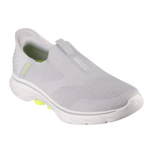 Mens Skechers Go Walk 7 - Easy On 2 Shoes Grey/Yellow