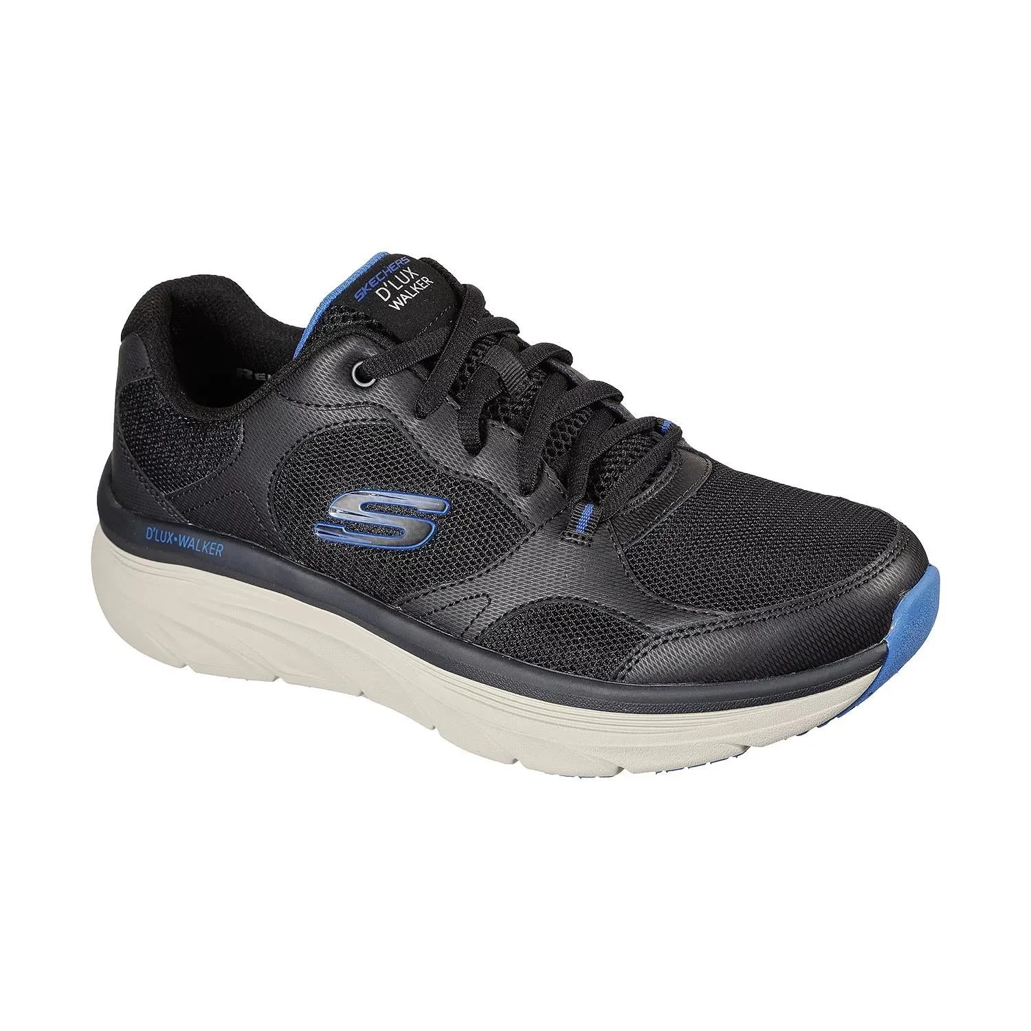 Men's Wide Fit Skechers 232260 D'lux Mainstream Walking Trainers