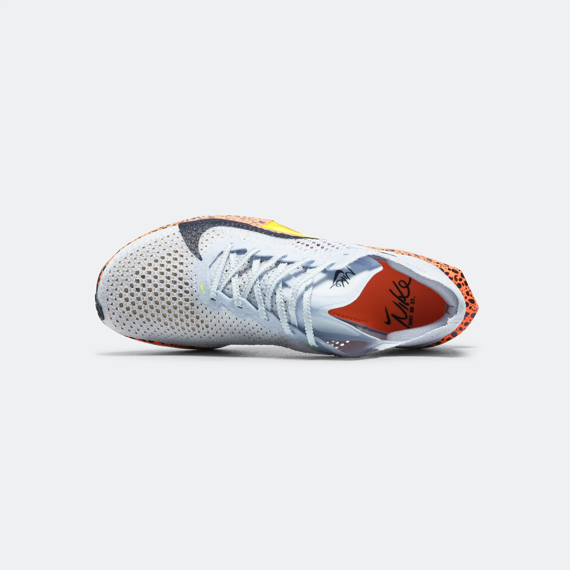 Mens ZoomX Vaporfly Next% 3 'Olympic' - Football Grey/Electric Orange