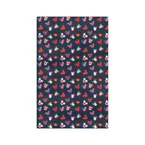 Mickey Flags Microfiber Athletic Towel