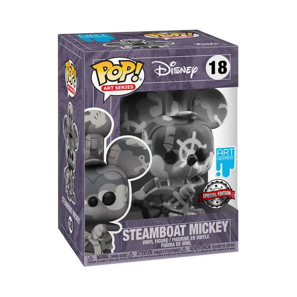 Mickey Mouse - Steamboat Willie (Artist) US Exclusive Pop! Vinyl