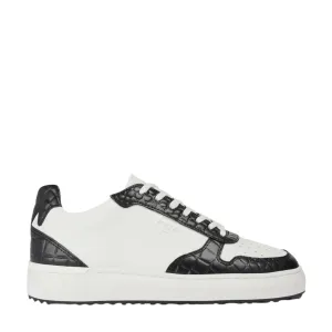 Miss Mallet Black Croc Hoxton 2.0 Trainers