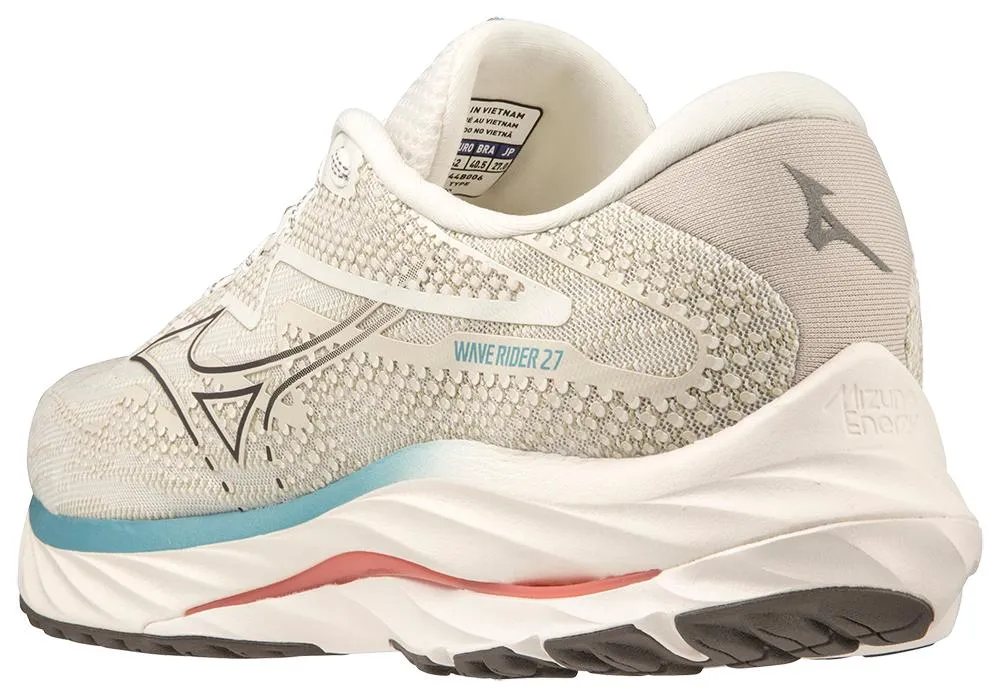 Mizuno | Wave Rider 27 | Men's | Snow White/Granite Grey