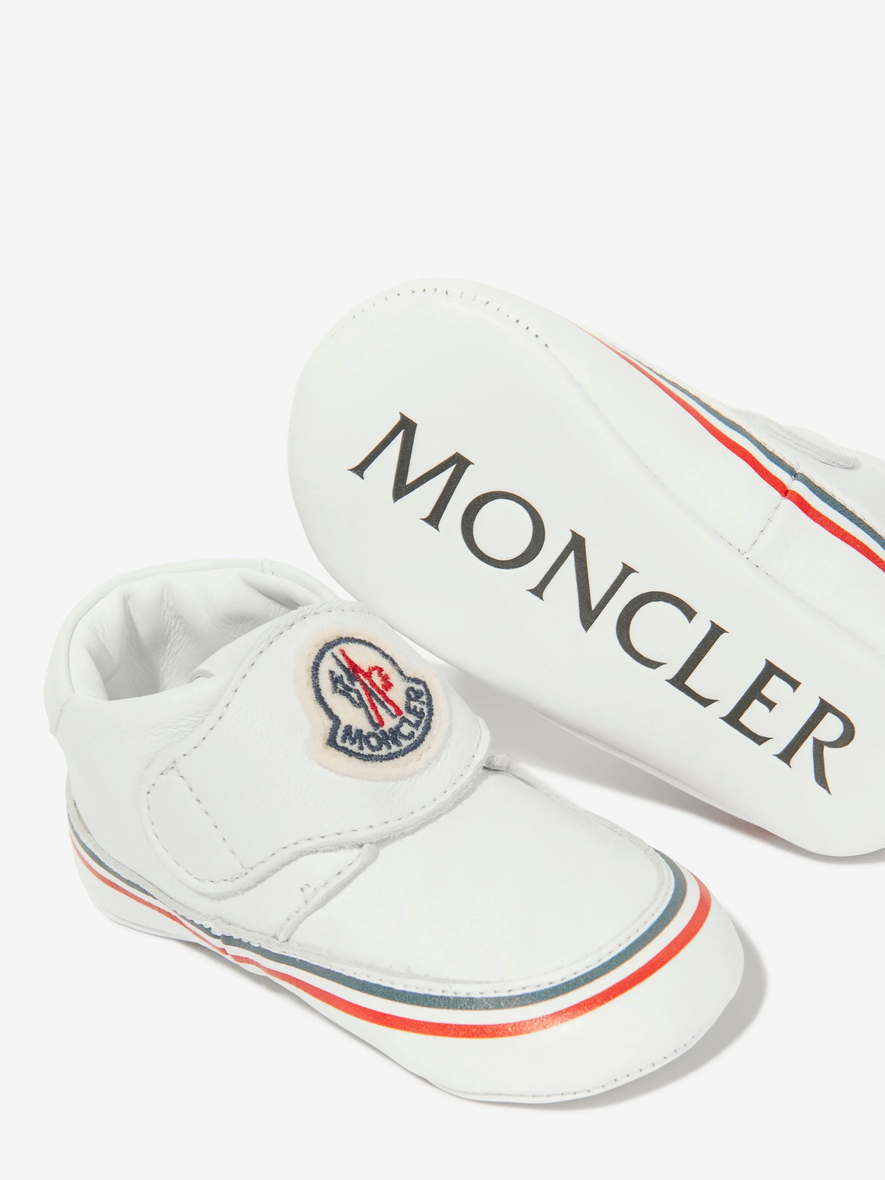 Moncler Enfant Baby Pre-Walker Trainers in White