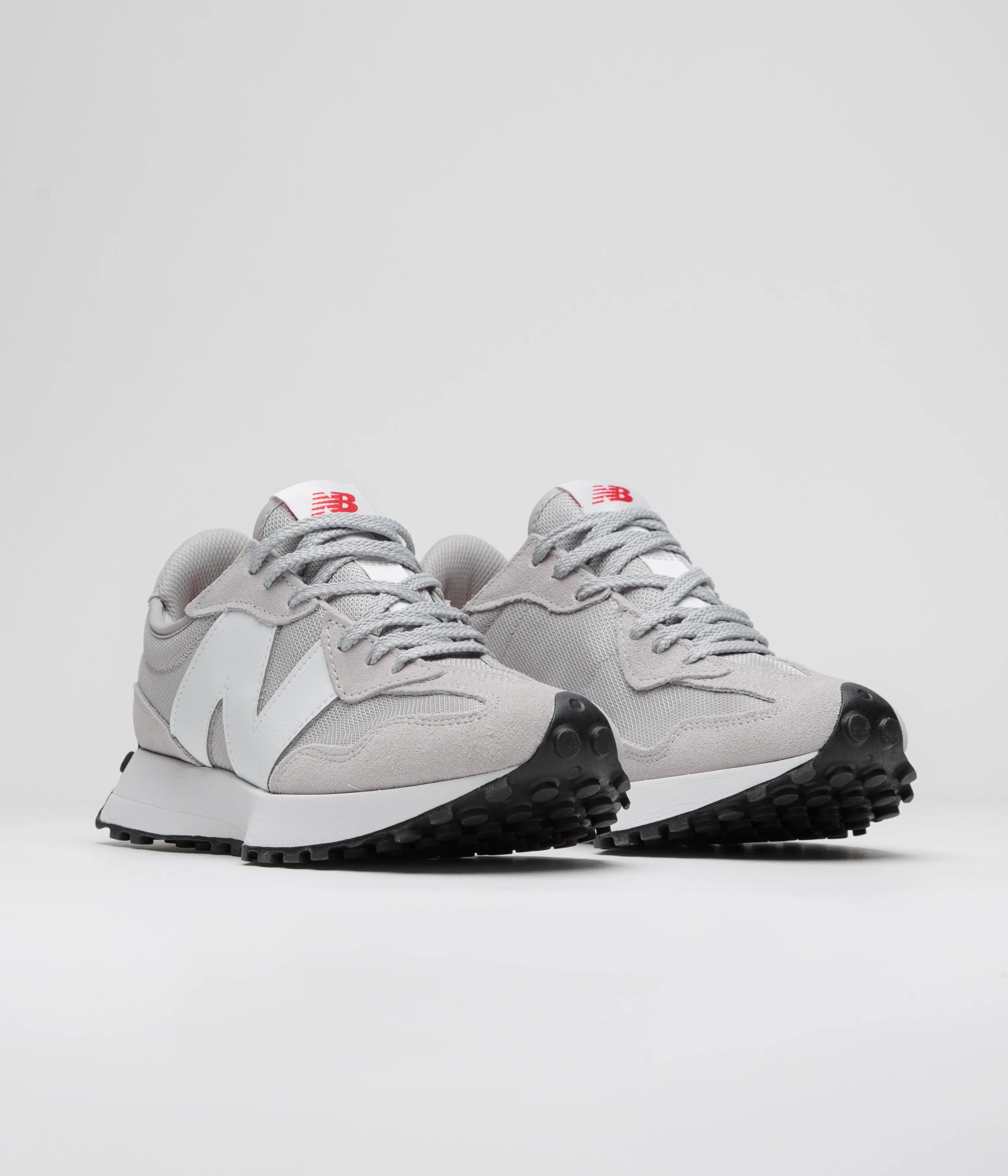 New Balance 327 Shoes - Rain Cloud / White